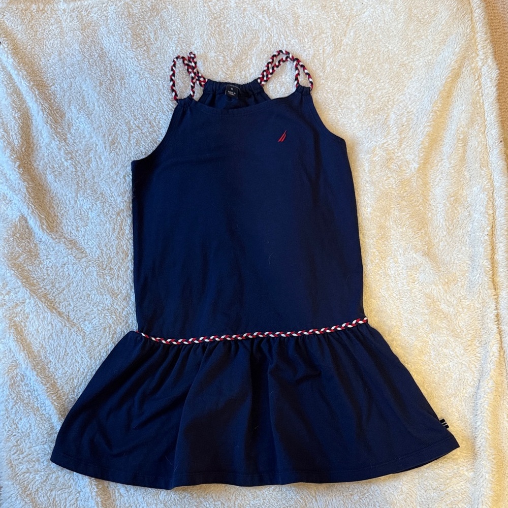 Nautica Navy Blue Kids Casual Dress
